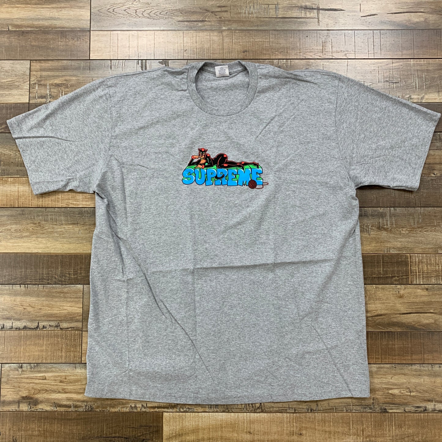 Supreme Catwoman Tee Heather Grey