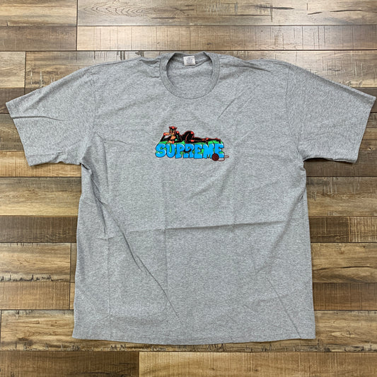 Supreme Catwoman Tee Heather Grey