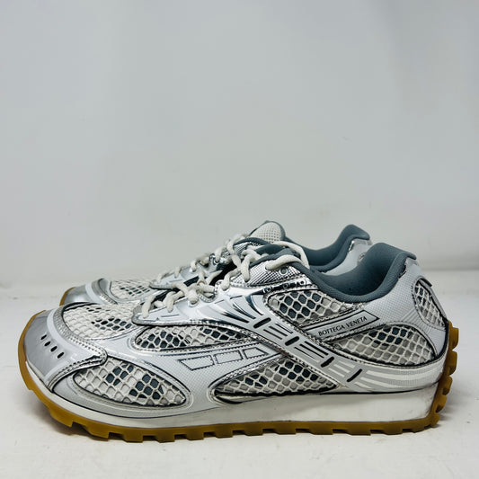 Bottega Veneta Orbit Silver White