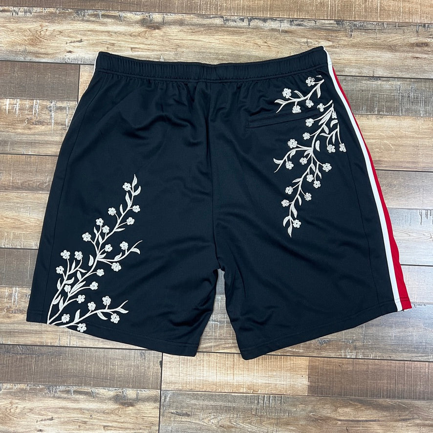 Supreme Floral Soccer Short Black