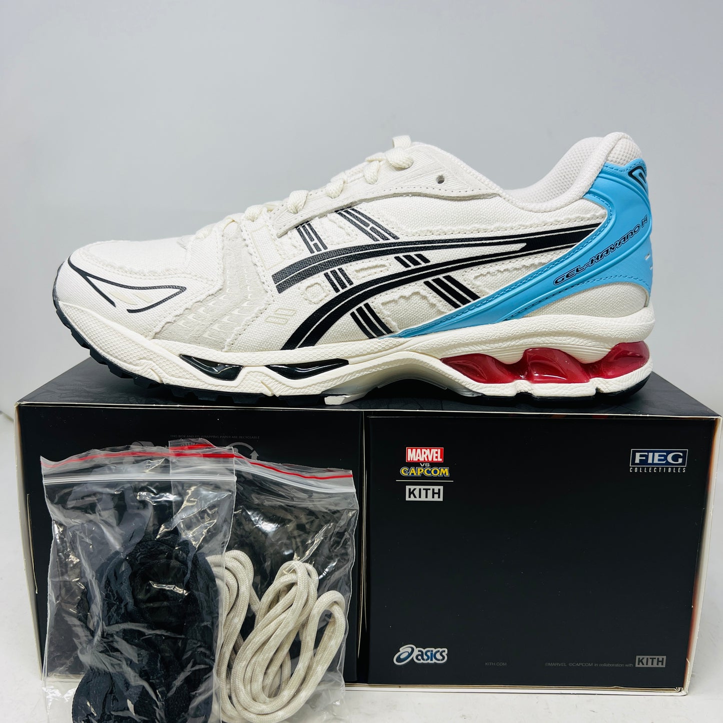 ASICS Gel-Kayano 14 Kith Marvel vs. Capcom Ryu