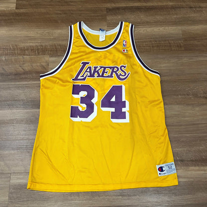 Champion Shaquille O'Neal Los Angeles Lakers Jersey