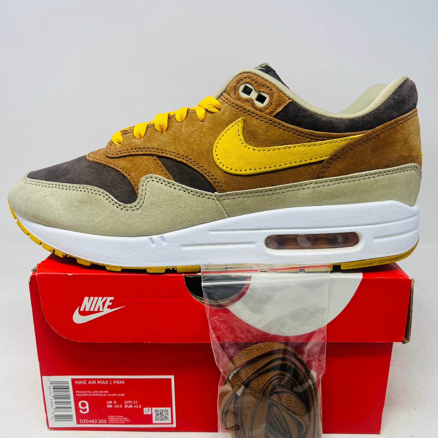 Nike Air Max 1 PRM Duck Pecan Yellow Ochre