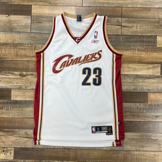 VTG Nike Cleveland Cavaliers Lebron James #23 Mesh Basketball Jersey