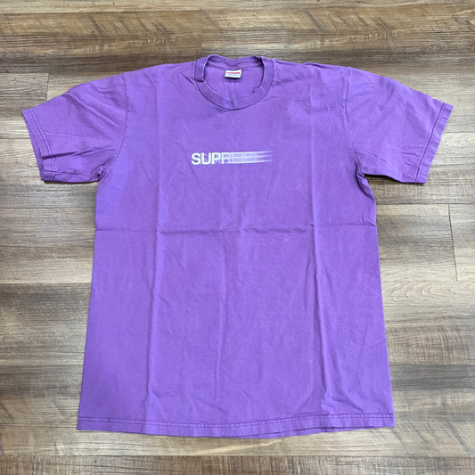 Supreme Motion Logo Tee (SS20) Purple