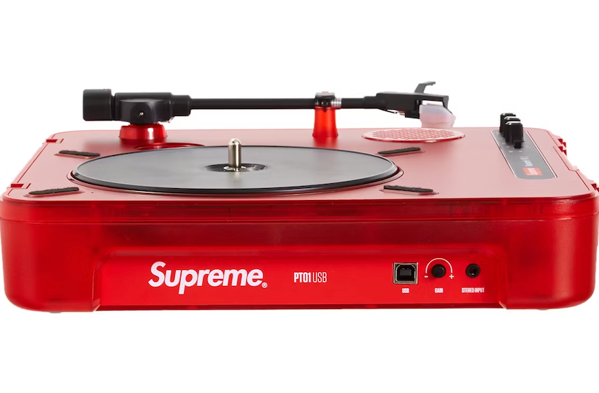 Supreme Numark PT01 Portable Turntable US Plug Red
