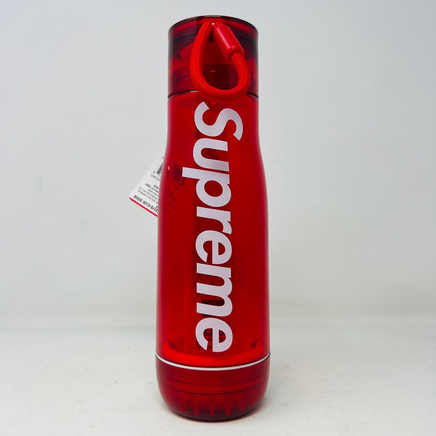 Supreme Zoku Glass Core 16 oz. Bottle Red