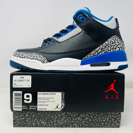 Jordan 3 Retro Sport Blue