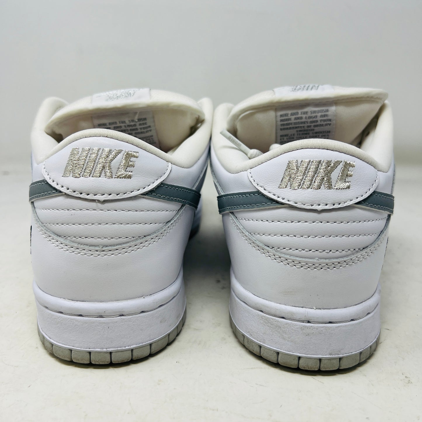 Nike SB Dunk Low Supreme 94 White Metallic Silver