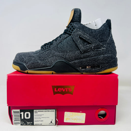 Jordan 4 Retro Levi's Black