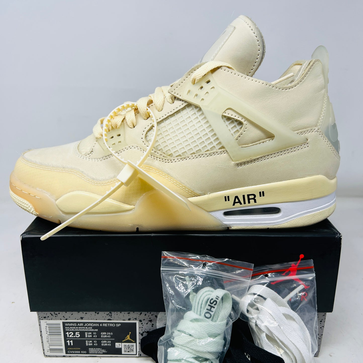 Jordan 4 Retro Off-White Sail (Women's)