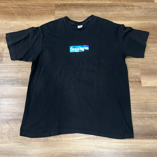 Supreme Emilio Pucci Box Logo Tee Black/Blue
