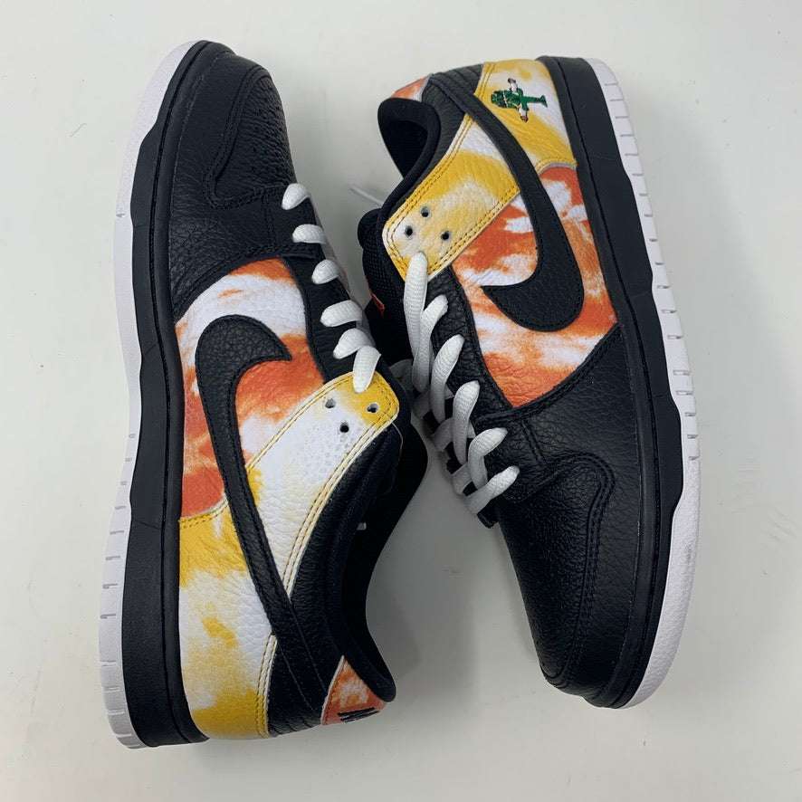 Nike SB Dunk Low Raygun Tie-Dye Black sneakers, brand new, with black laces from 2019.