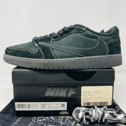 Jordan 1 Retro Low OG SP Travis Scott Black Phantom