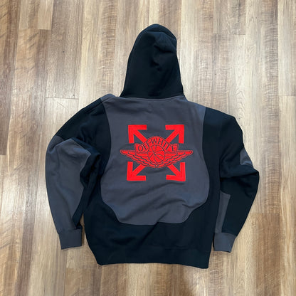 OFF-WHITE x Jordan Hoodie Black
