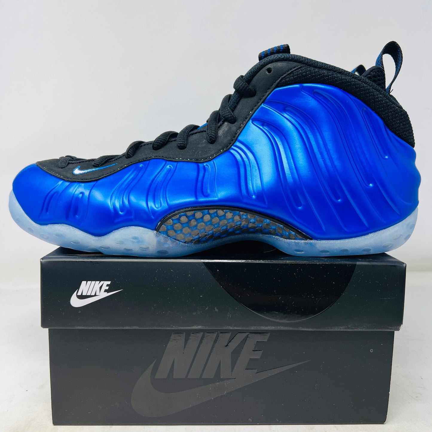 Nike Air Foamposite One International Blue 2024, brand new, on box.