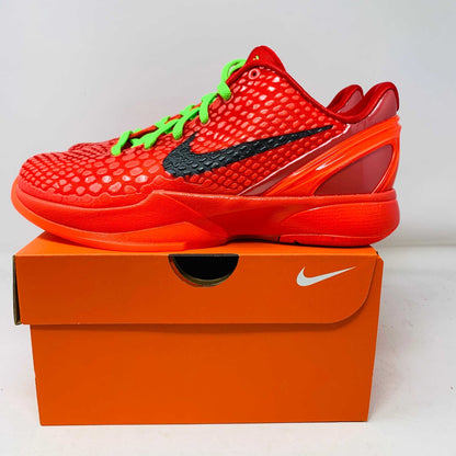 Nike Kobe 6 Protro Reverse Grinch GS 2023 brand new sneaker on orange box.