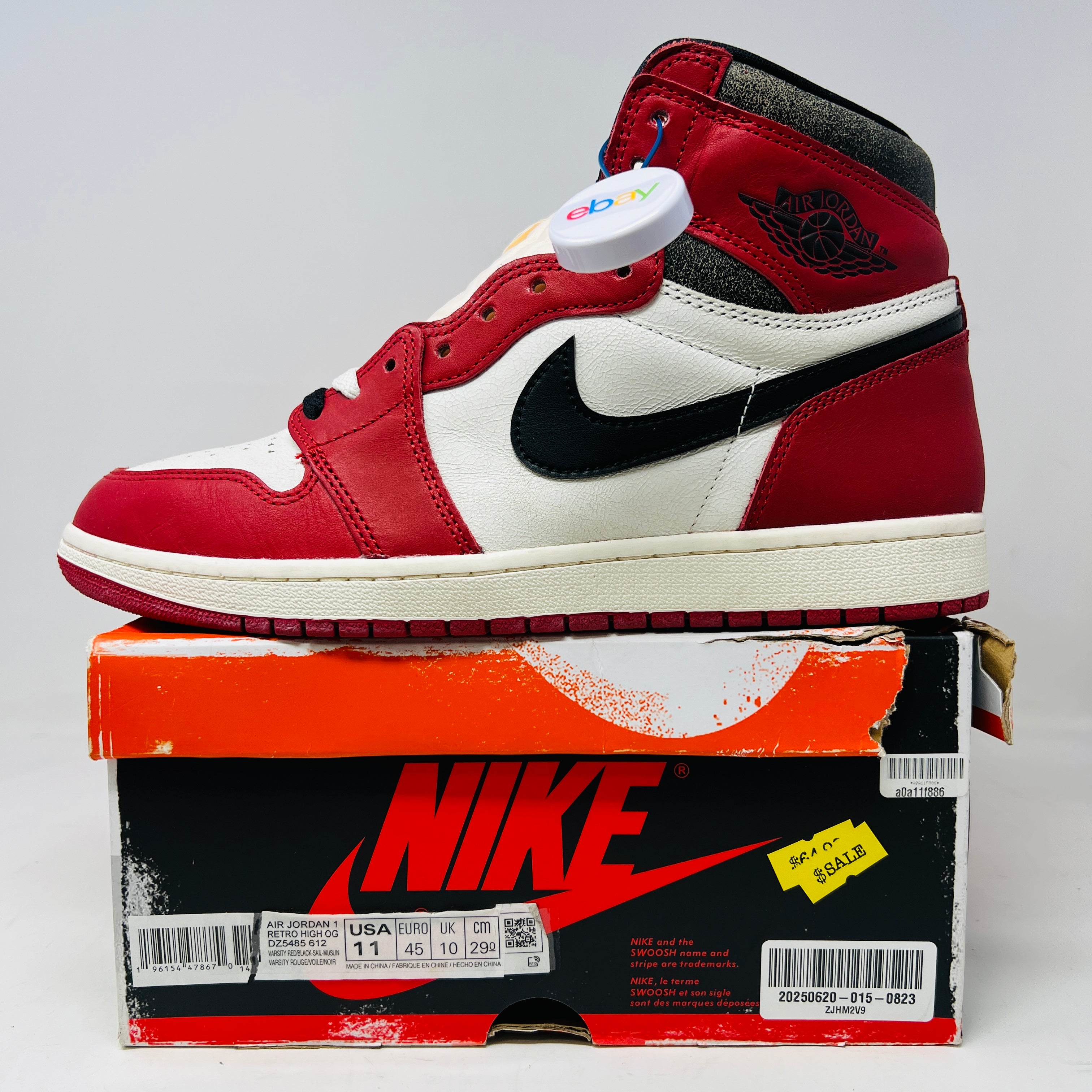 NikeAirJordan1 HighOGLost ＆Found/Chicago Jordan 1 Retro High OG Chicago Lost and Found – Holy Ground
