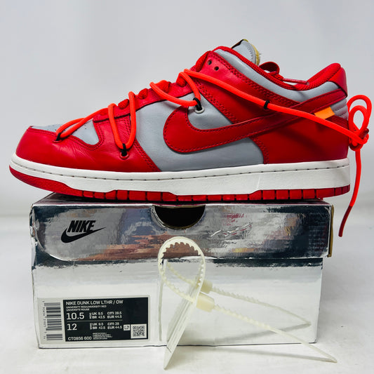 Nike Dunk Low Off-White University Red