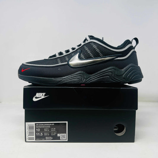 Nike Air Zoom Spiridon Black Metallic Silver