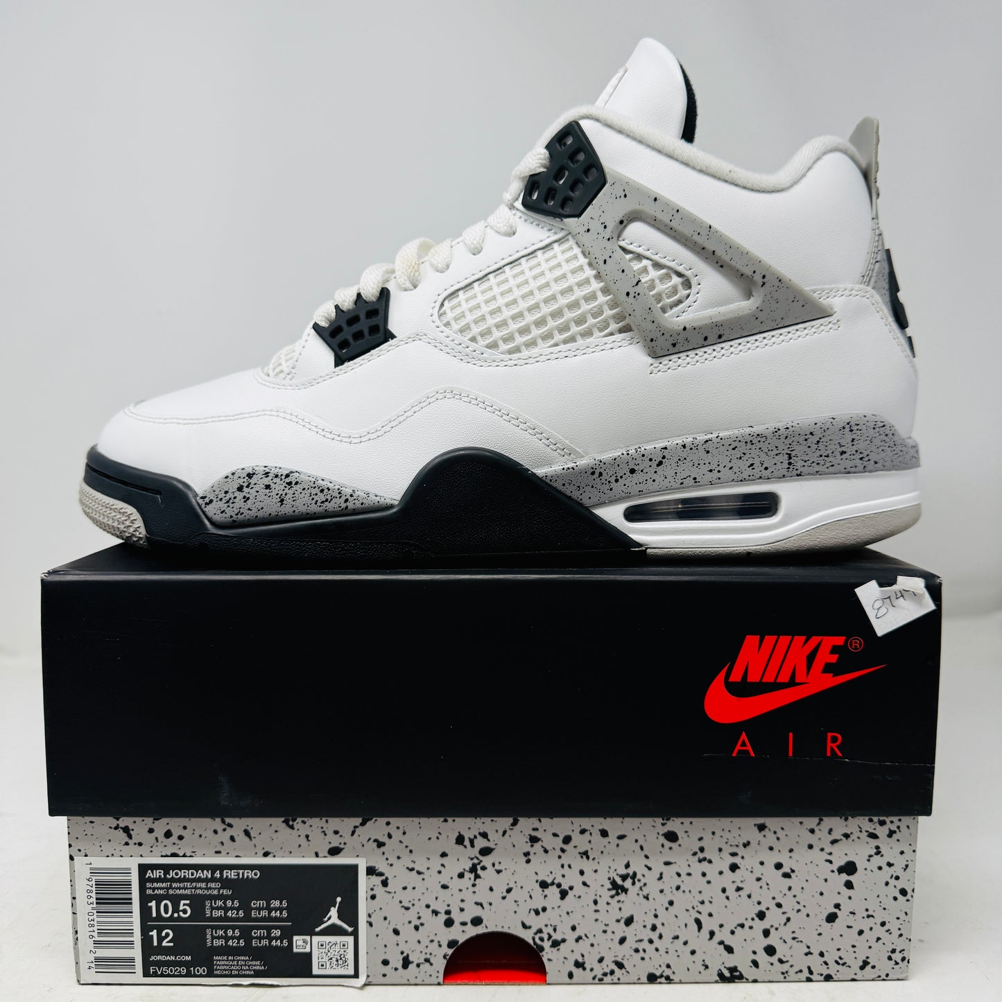 Jordan 4 Retro White Cement (2025)