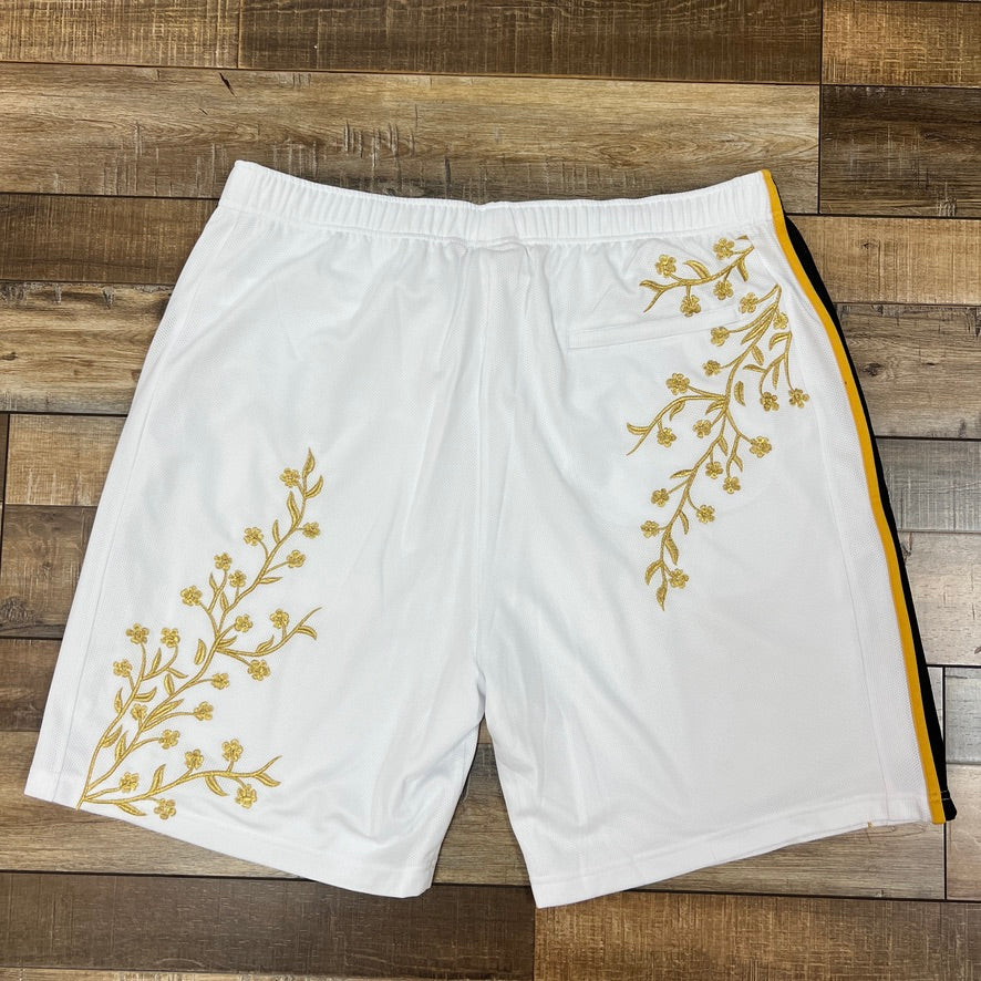 Supreme Floral Soccer Short White