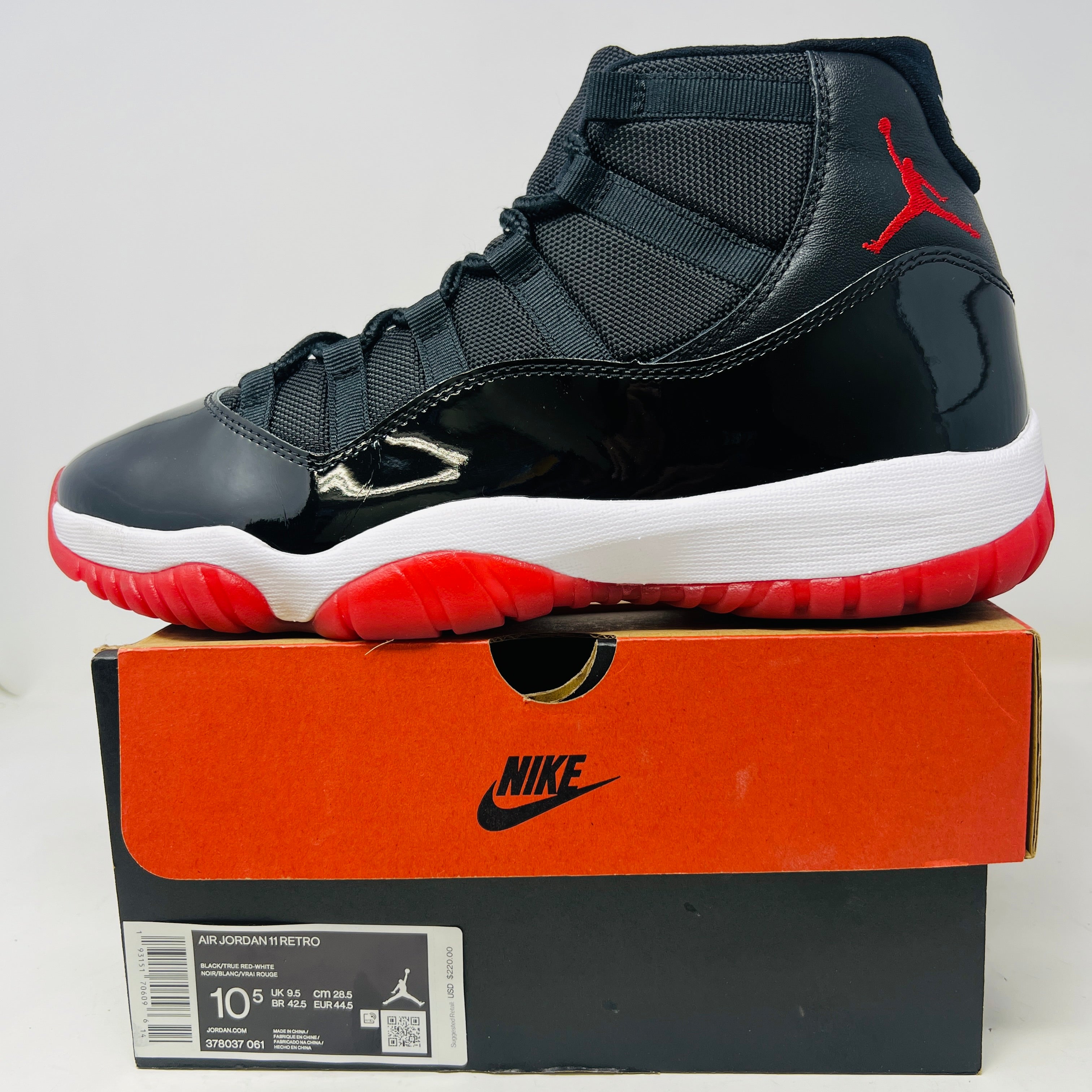 NIKE Air Jordan 11 Playoffs Bred 2019 ナイキ エアジョーダン NEW 2019 Nike Air Jordan 11 XI Playoffs Bred Red White Black
