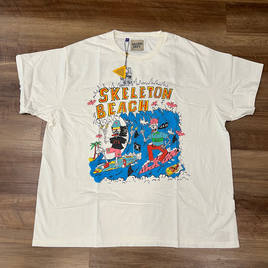 Gallery Dept. Skeleton Beach Surf Tee Archival White