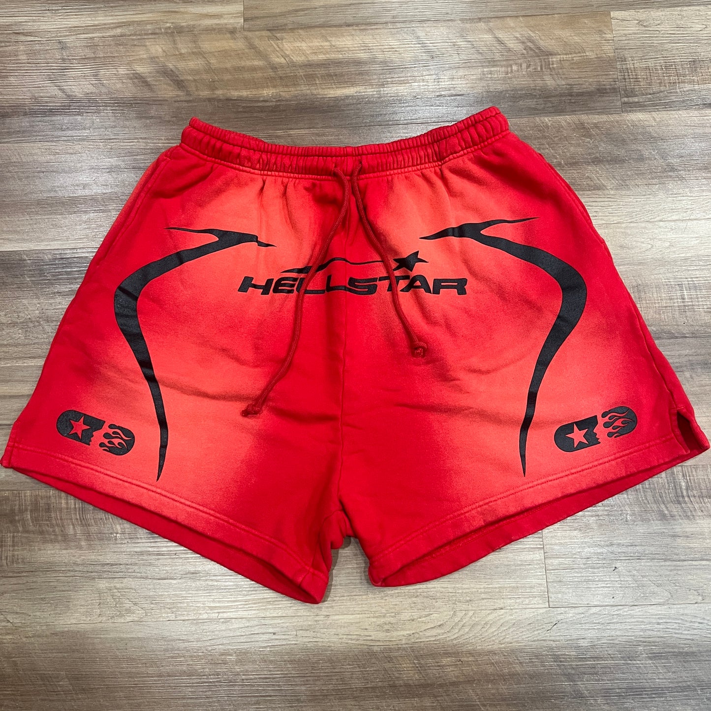 HELLSTAR SHORTS 7 ON 7 SHORTS RED