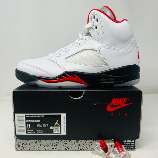 Jordan 5 Retro Fire Red Silver Tongue (2020)