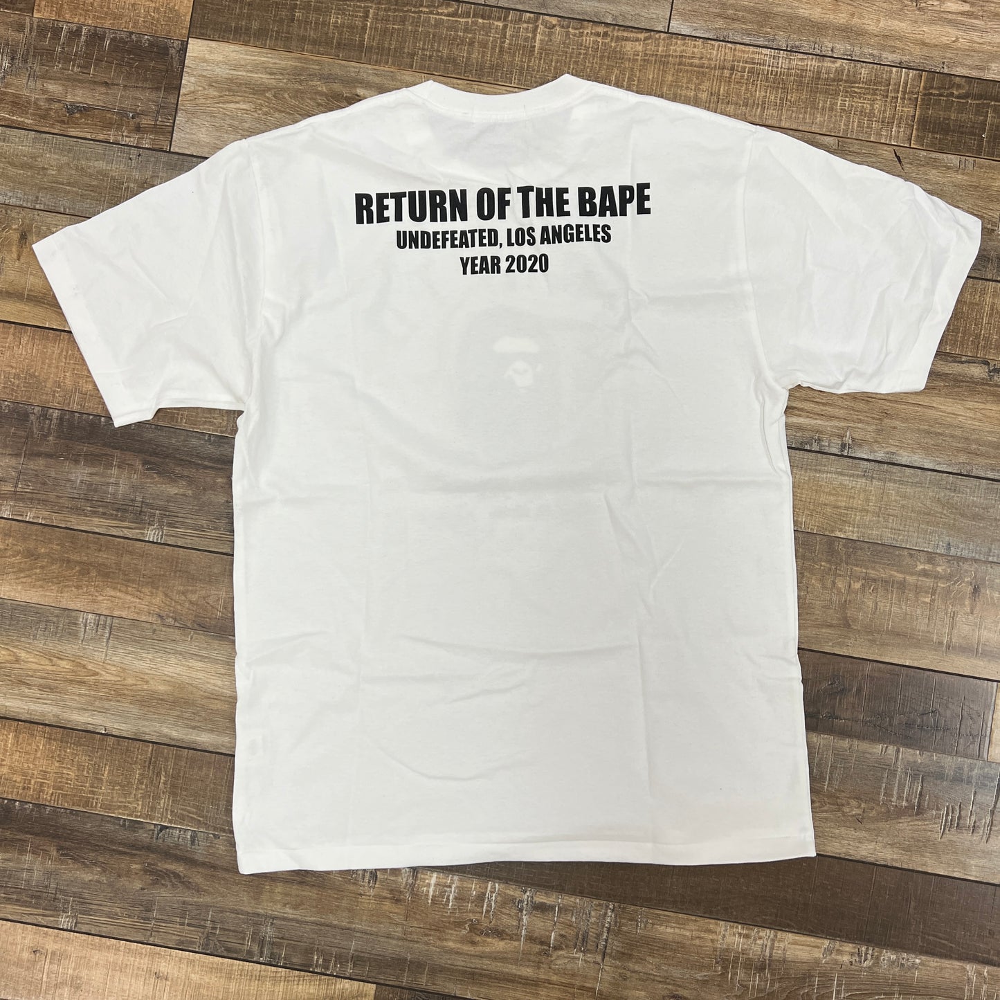 BAPE x Undefeated College tee