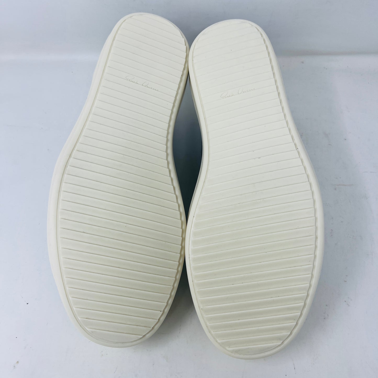 Rick Owens Vintage Sneaks Black Milk, brand new, with box, black laces, and dust bag, 2023 model.