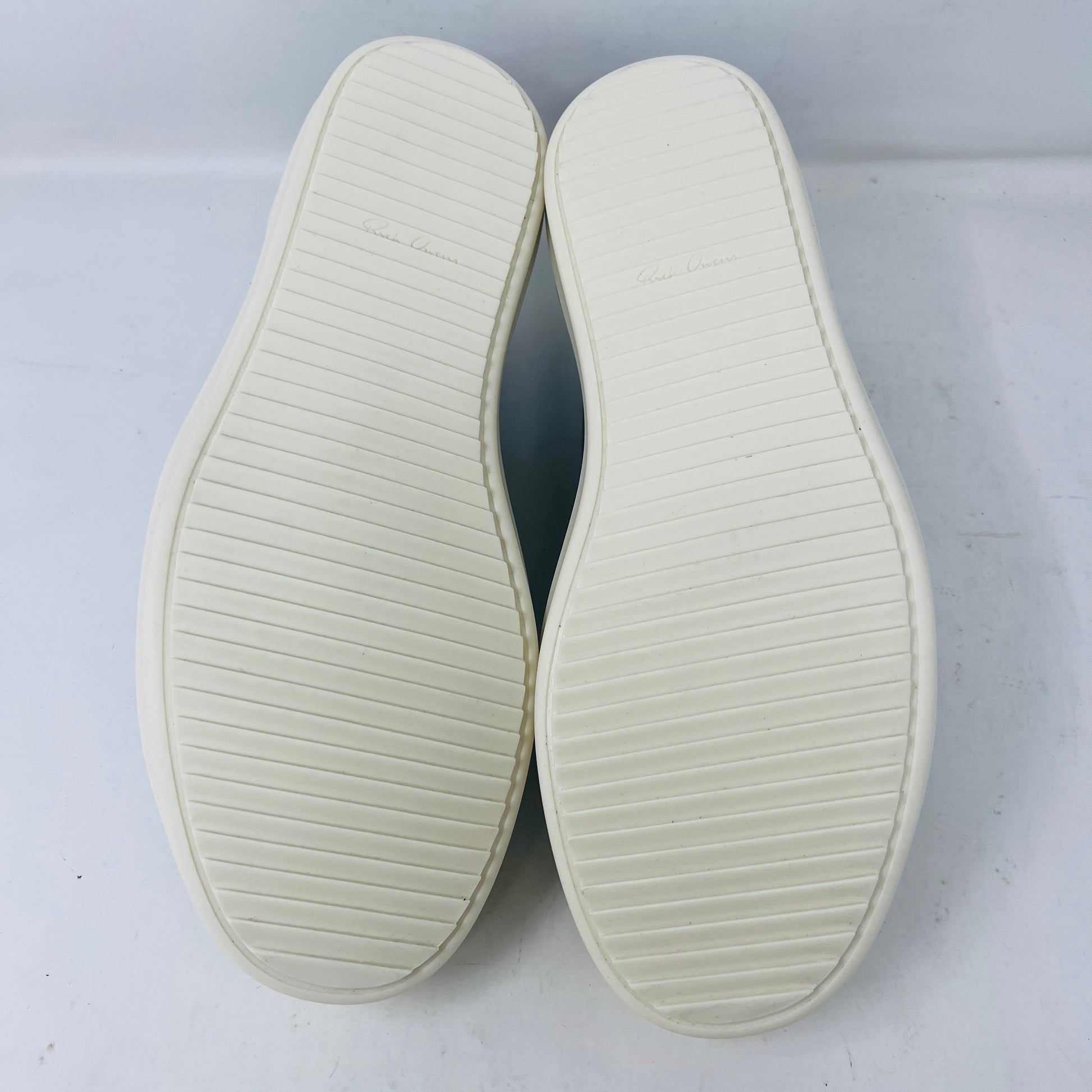 Rick Owens Vintage Sneaks Black Milk, brand new, with box, black laces, and dust bag, 2023 model.