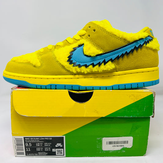 Nike SB Dunk Low Grateful Dead Bears Opti Yellow