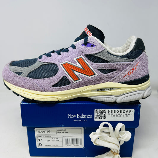 New Balance 990v3 MiUSA Teddy Santis Raw Amethyst