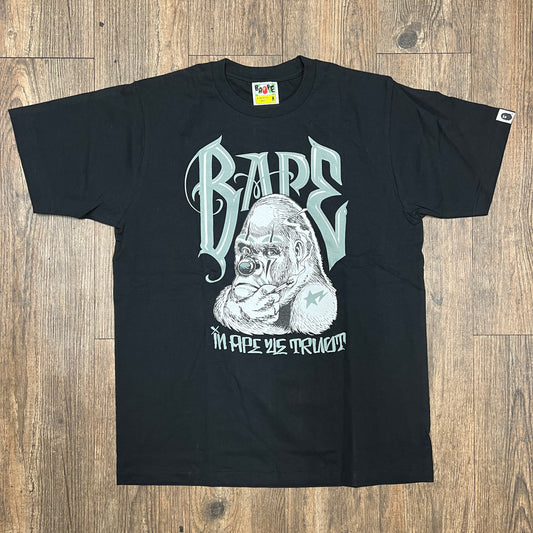 Bape x Undefeated x Mister Cartoon Black Tee