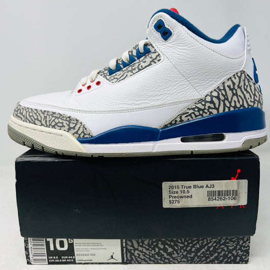 Jordan 3 Retro True Blue (2016)