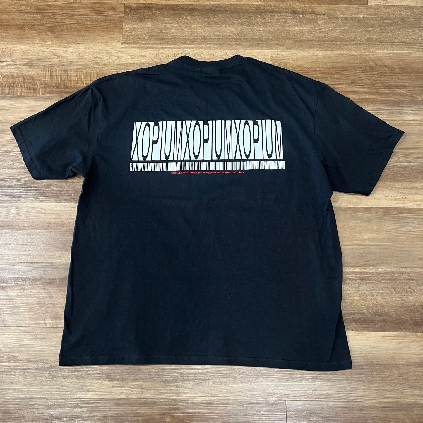 XOPIUM T SHIRT THE WEEKND PLAYBOI CARTI BLACK