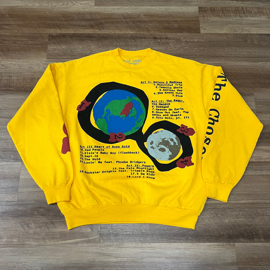 Cactus Plant Flea Market x Kid Cudi For MOTM III Beautiful Trip Crewneck Yellow