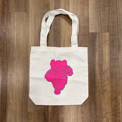 KAWS CHUM pink tote bag brand new.