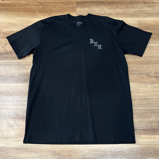 BORN X RAISED Barbed Wire Tee Black