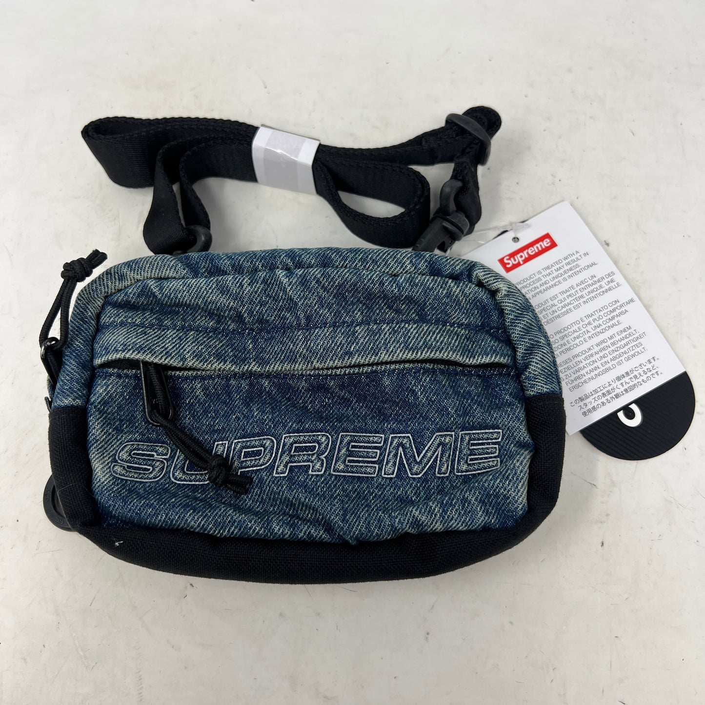 Supreme Denim Mini Shoulder Bag Washed Indigo