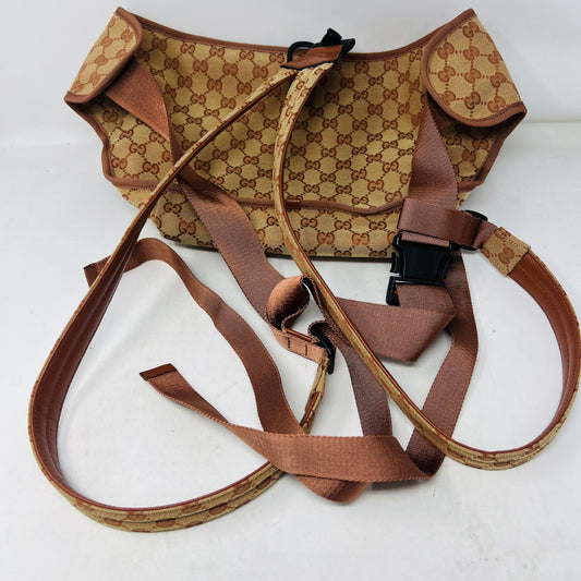 Gucci Canvas LA MLB Body Bag Backpack
