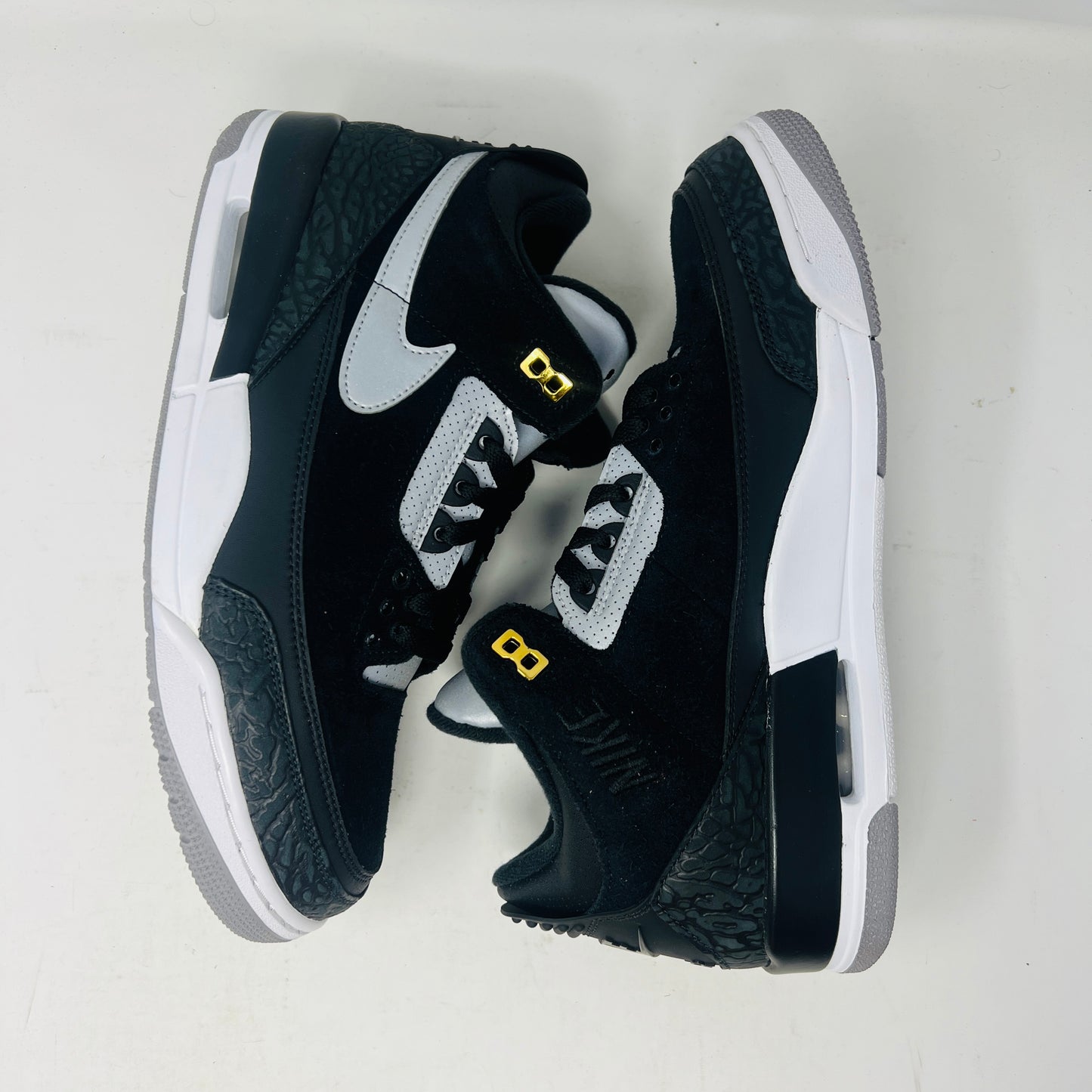 Jordan 3 Retro Tinker Black Cement Gold