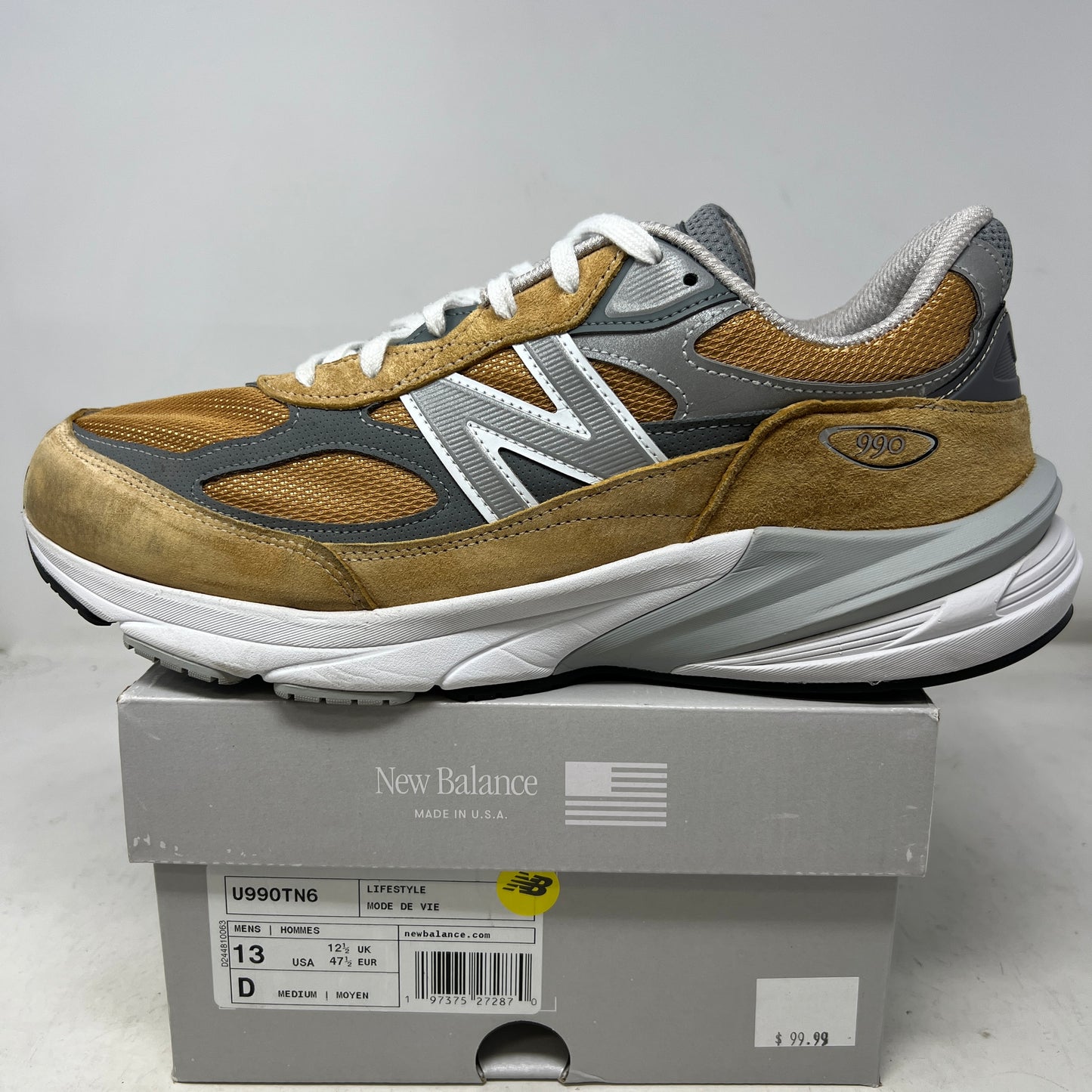 New Balance 990v6 MiUSA Workwear Grey