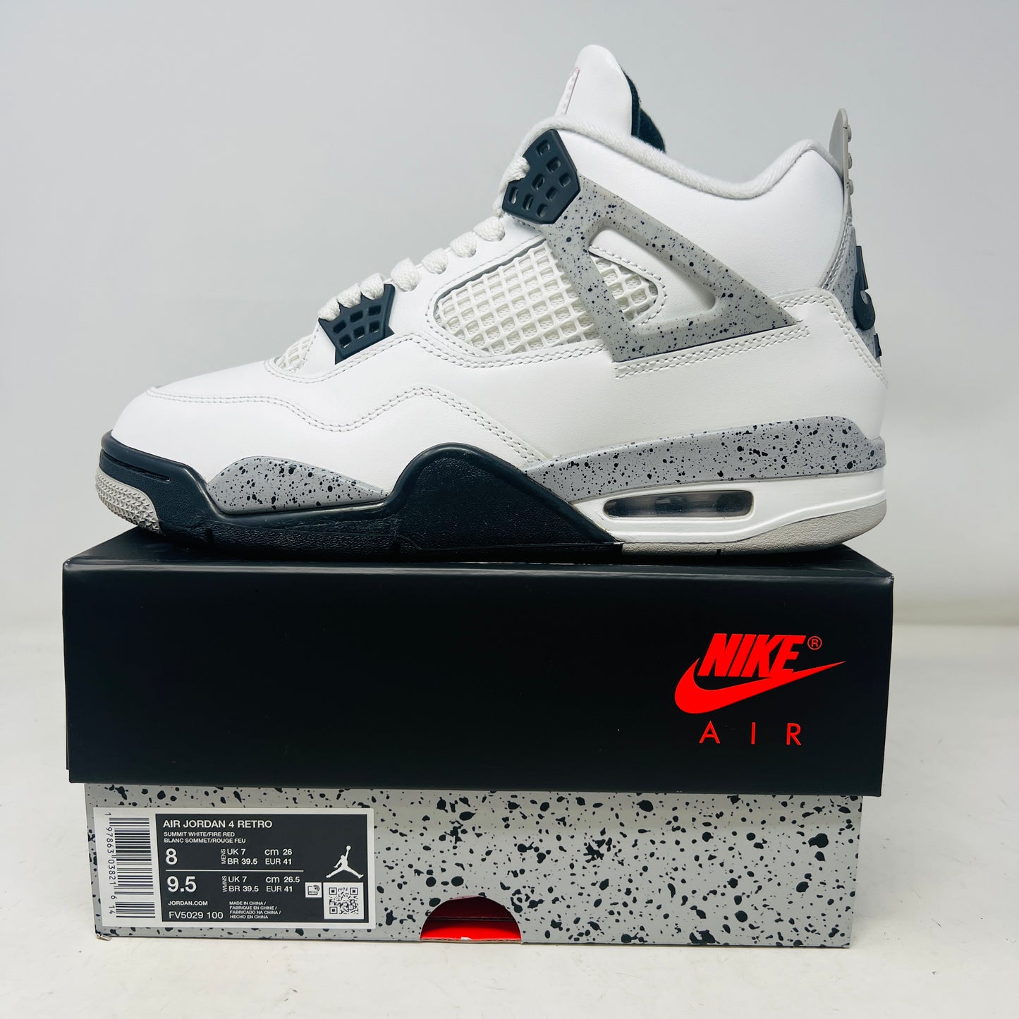 Jordan 4 Retro White Cement (2025)