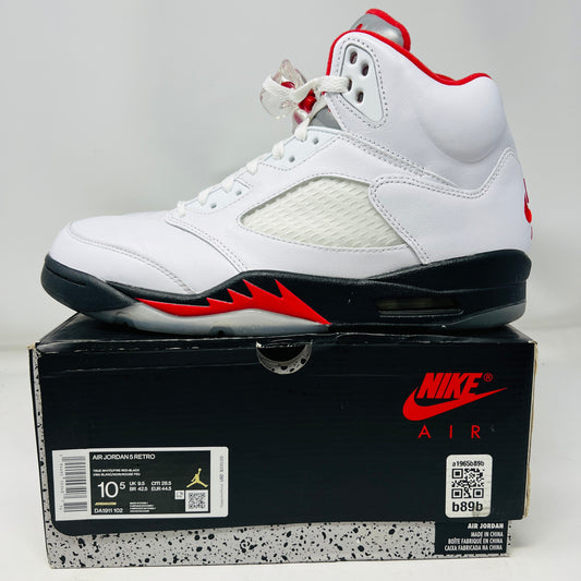 Jordan 5 Retro Fire Red Silver Tongue (2020)