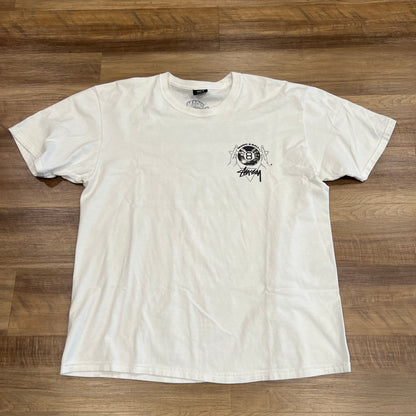 Stussy Magic 8 Ball Fortune Teller Tee Shirt White