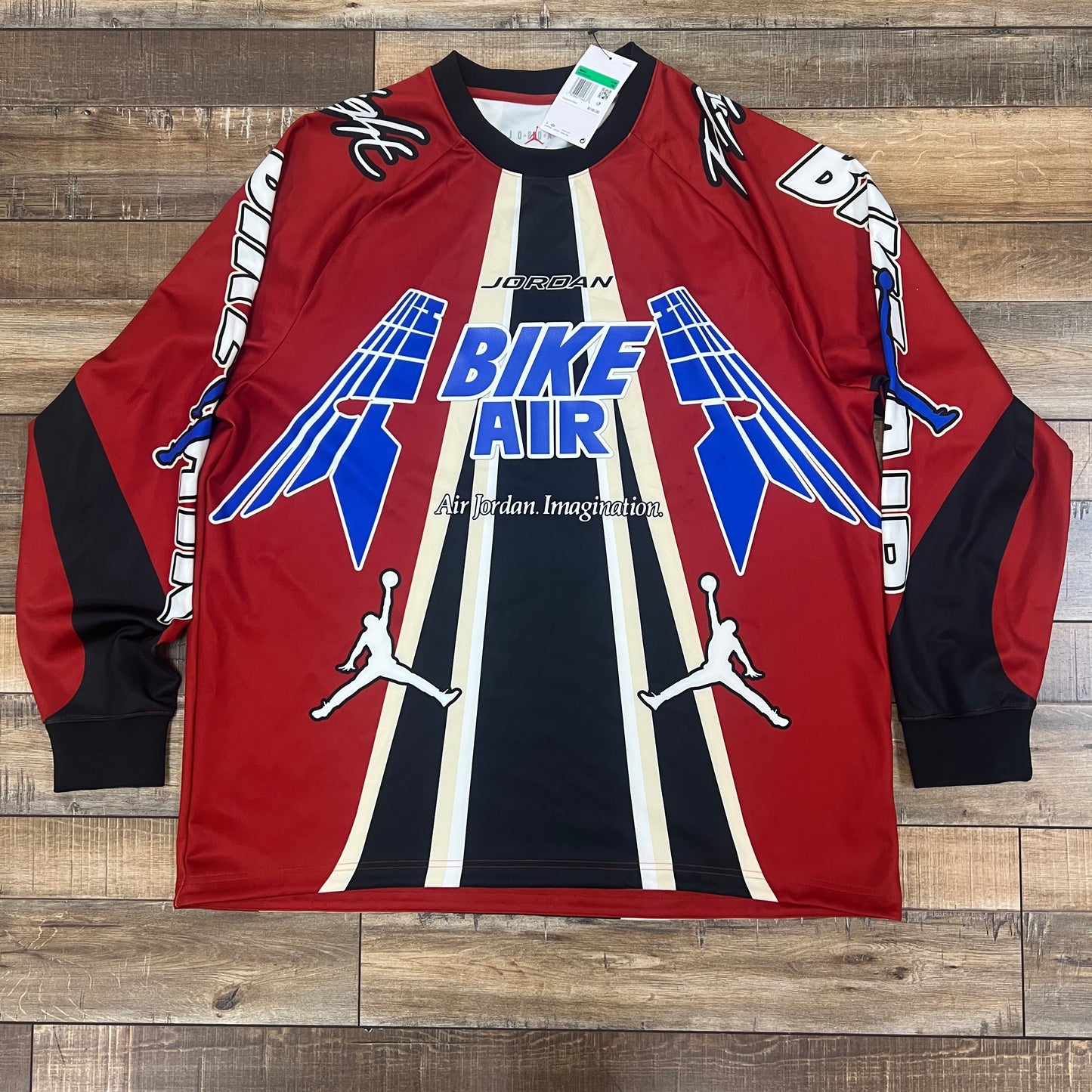 Jordan x Nigel Sylvester BMX Jersey Cinnabar