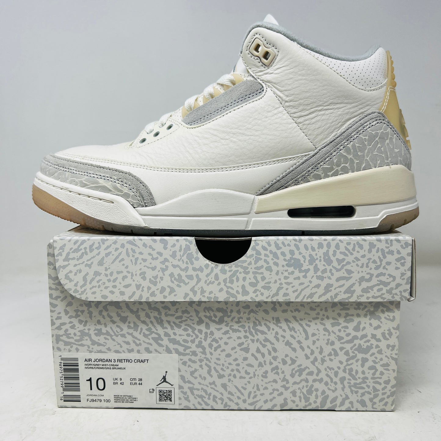 Jordan 3 Retro Craft Ivory